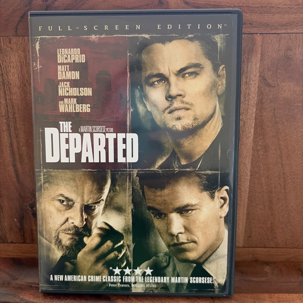 The‎ Departed (DVD, 2006) Leonardo DiCaprio Jack Nicholson Crime